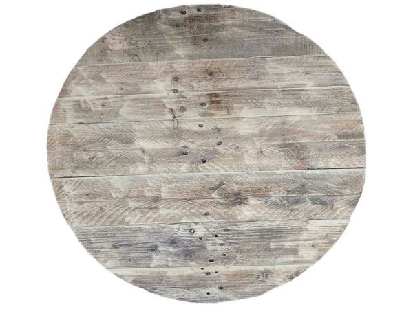 Plateau rond en bois personnalisable