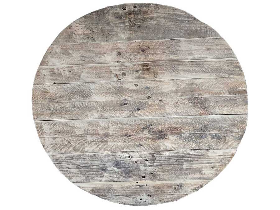 Plateau rond en bois personnalisable