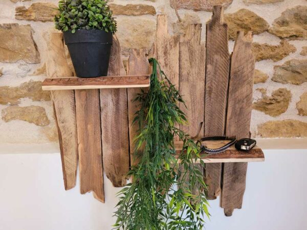 Etagère murale esprit bois flotté – Image 2