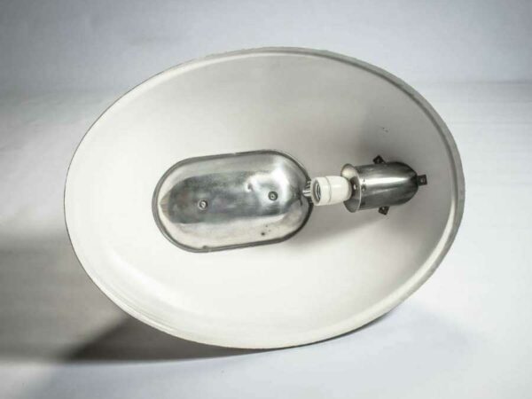Lampe industrielle ovale polie – Image 3