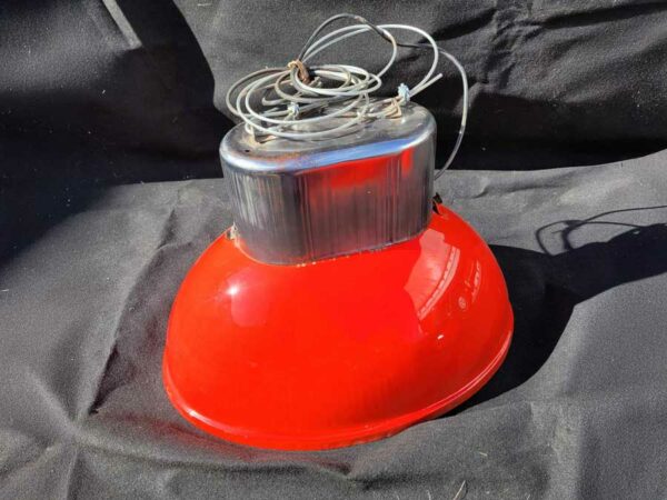 Lampe industrielle ovale rouge – Image 6