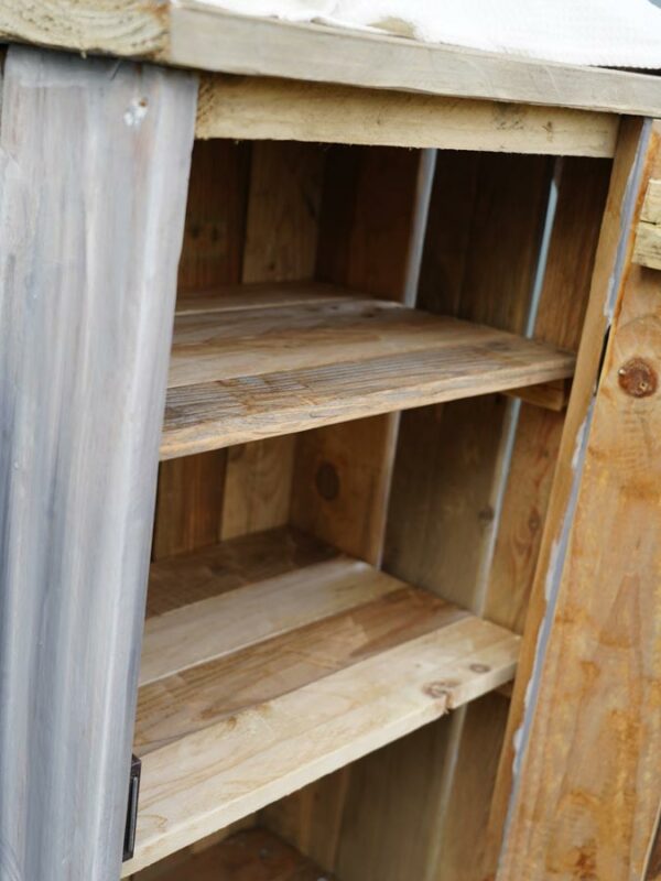 Meuble de rangement gris – Image 3